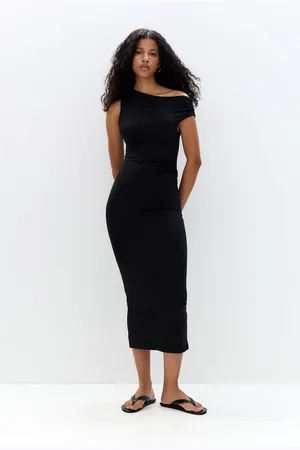 Pull&Bear Polyamide Blend Midi Dress