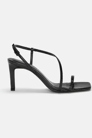 Pull&Bear Heeled Sandals With Crossover Straps