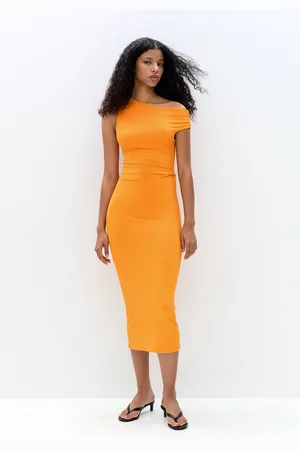 Pull&Bear Polyamide Blend Midi Dress