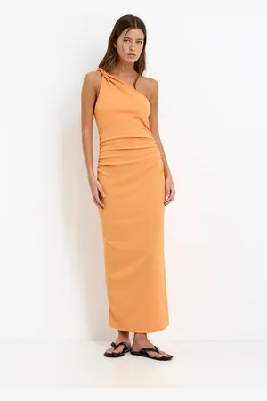 Pull&Bear Asymmetric Midi Dress