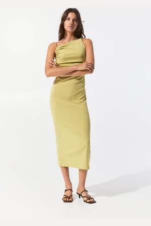 Pull&Bear Asymmetric Midi Dress