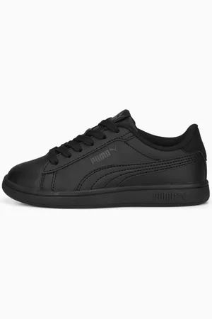 PUMA Smash 3.0 L Shoes Kids, Black/Shadow Grey, size 1