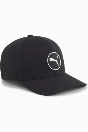 PUMA Circle Cat Tech Golf Cap, Black