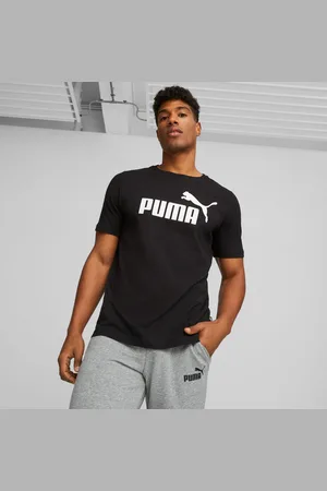 PUMA Essentials Logo T-Shirt Men, Black, size Medium