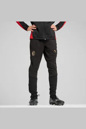 PUMA AC Milan Training Pants Youth, Black/For All Time Red, size 5-6 Youth