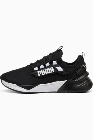 PUMA Retaliate 3 Running Shoes Youth, Black/White, size 4