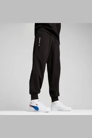 PUMA BMW M Motorsport Ess+ Fleece Pants Men, Black, size Large
