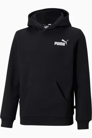 PUMA Essentials Small Logo Hoodie Youth, Black, size 1-2 Youth