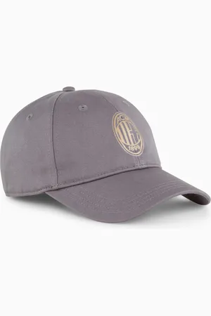 PUMA AC Milan Cap, Flat Medium Grey/Gold
