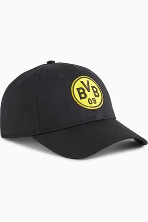 PUMA Borussia Dortmund Team Cap, Black/Faster Yellow