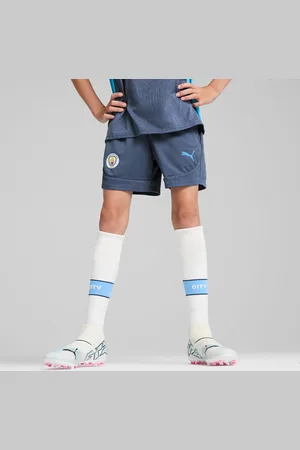 PUMA Manchester City Training Shorts Youth, Inky Blue/Magic Blue, size 15-16 Youth