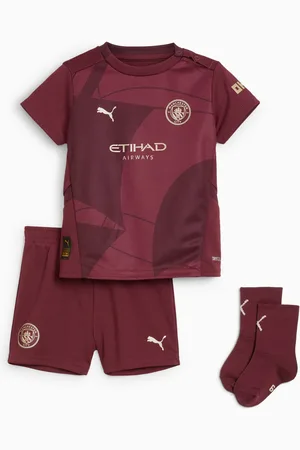 PUMA Manchester City 24/25 Third Babykit Toddler, Dark Jasper, size 12-18 Months