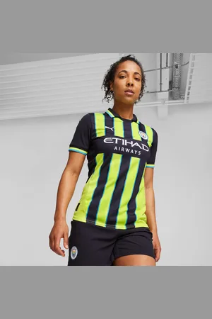 PUMA Manchester City 24/25 Away Jersey Women Shirt, Dark Blue, size Large
