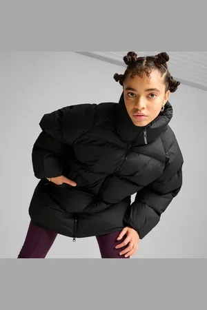 PUMA Oversized Puffer Jacket Women, Black, size Large