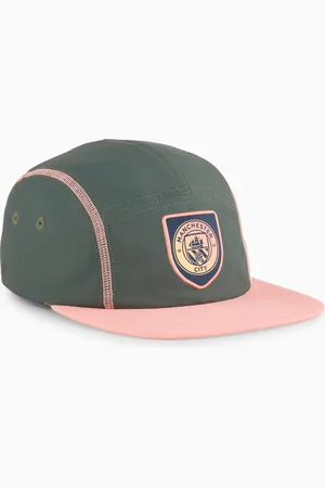 PUMA Manchester City Ftblstatement Cap, Myrtle/Poppy Pink
