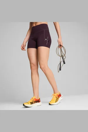 PUMA X HYROX Cloudspun 5" Shorts Women, Midnight Plum, size Large