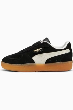 PUMA Palermo Moda Xtra Gum Sneakers Women, Black/Frosted Ivory/Gold, size 3