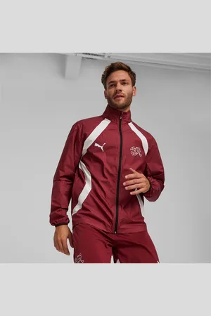 PUMA Switzerland Pre-Match Woven Jacket, Regal Red/White, size 3XL