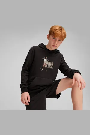 PUMA X One Piece Youth Hoodie, Black, size 11-12 Youth