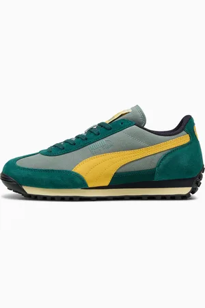 PUMA Easy Rider Weathered Sneakers Unisex, Green Moon/Sunny Yellow, size 10