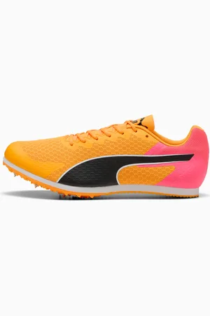 PUMA Evospeed Star 9 Running Shoes, Sun Stream/Sunset Glow/Black, size 10