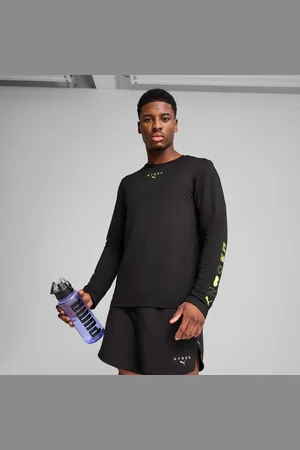 PUMA X HYROX Cloudspun Long-Sleeve T-Shirt Men, Black, size Large
