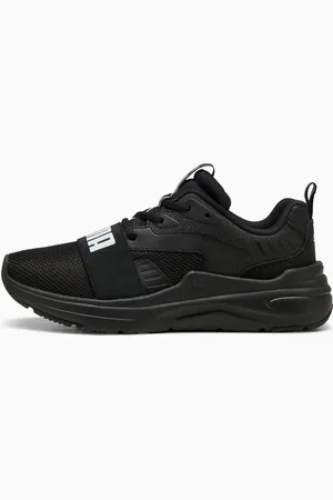 PUMA Softride Wired 2 Sneakers Youth, Black/White, size 3