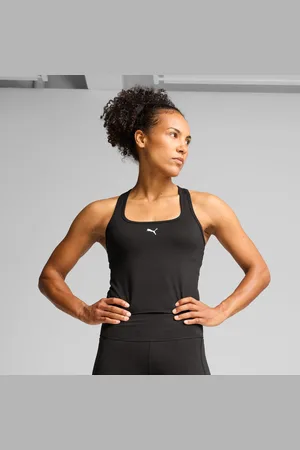 PUMA Cloudspun Mesh 2-in-1 Tank Women, Black, size 3XL