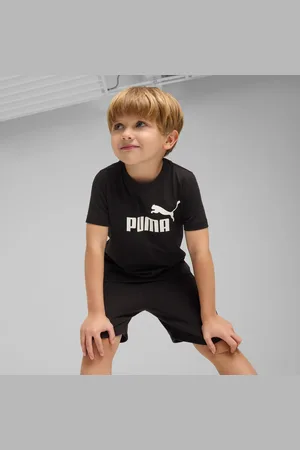 PUMA Ess No. 1 Logo T-Shirt Kids, Black, size 2-3 Months