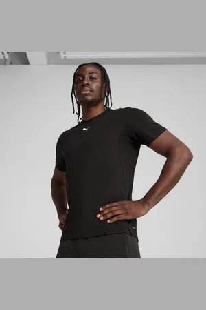 PUMA Cloudspun Soft Breathable T-Shirt Men, Black, size Large