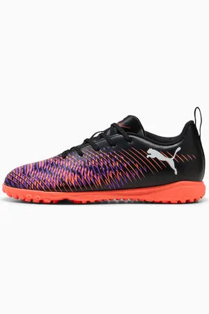 PUMA Future 8 Play TT Football Boots Youth, Black/White/Glowing Red, size 5