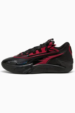PUMA Scoot Zeros II Scrrrt Basketball Shoes Unisex, Dark Crimson/Black, size 10