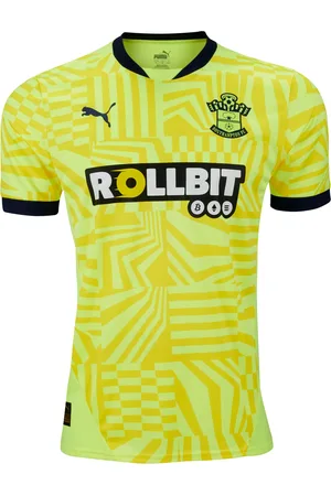PUMA Southampton F.C. 24/25 Away Jersey Men, Fizzy Yellow/Peacoat, size Large