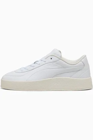 PUMA Ca Luxe Sneakers, White/Warm White, size 10