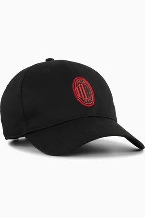 PUMA AC Milan Ftblarchive Cap, Black/For All Time Red