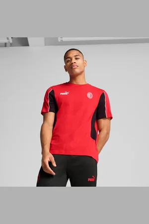 PUMA AC Milan Ftblarchive T-Shirt Men, For All Time Red/Black, size Large