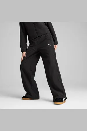 PUMA Dare To Relaxed Woven Zip-Off Pants Women, Black, size Large