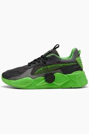 PUMA X Tmnt RS-x Sneakers Unisex, Black/Leafy Green, size 10