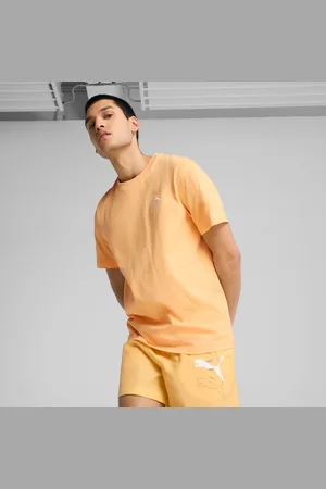 PUMA Essentials Small No. 1 Logo T-Shirt Men, Almost Apricot, size Large