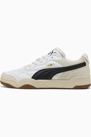 PUMA Tifosi Sneakers Unisex, White/Black/Vapor Grey, size 10