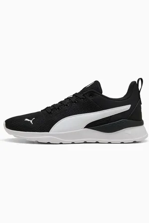 PUMA Anzarun Lite Trainers, Black/White, size 10