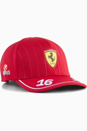 PUMA Scuderia Ferrari Leclerc Cap Youth, Dark Cherry