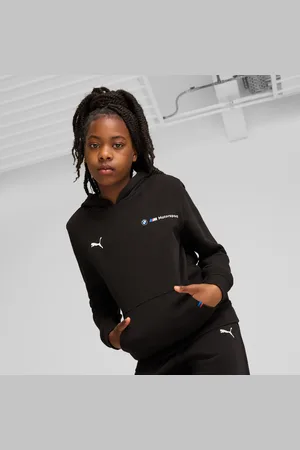 PUMA BMW M Motorsport Essentials+ Hoodie Youth, Black, size 11-12 Youth