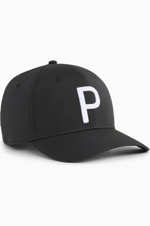 PUMA Heritage P Tech Golf Cap Men, Black/White Glow