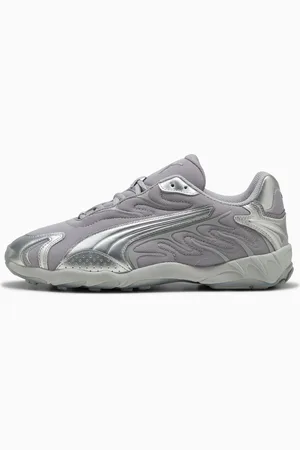 PUMA Inhale Metallic Sneakers Unisex, Glacial Grey/Silver, size 10