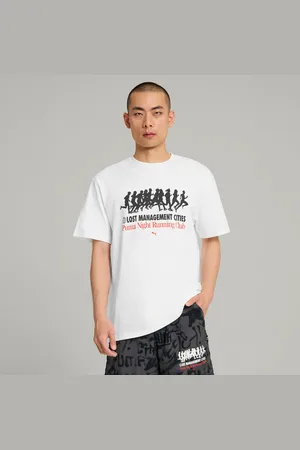PUMA X Lmc Graphic T-Shirt Men, White, size Medium