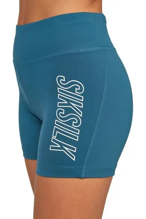 SikSilk Womens/Ladies Essentials Sports Shorts - Teal - Teal - 6 UK