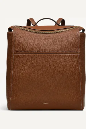 Radley Womens Leather Oak Street Medium Ziptop Backpack
