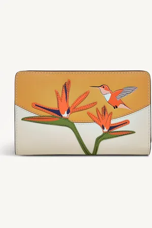 Radley Womens Leather Bird Of Paradise Medium Bifold Purse