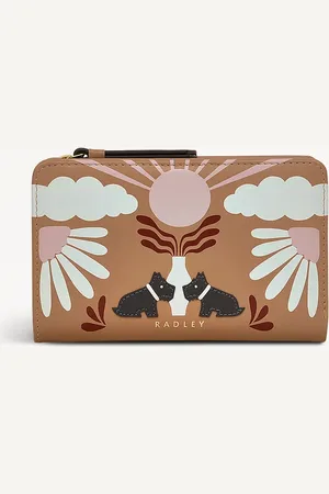 Radley Womens Leather Rising Sun Medium Bifold Purse